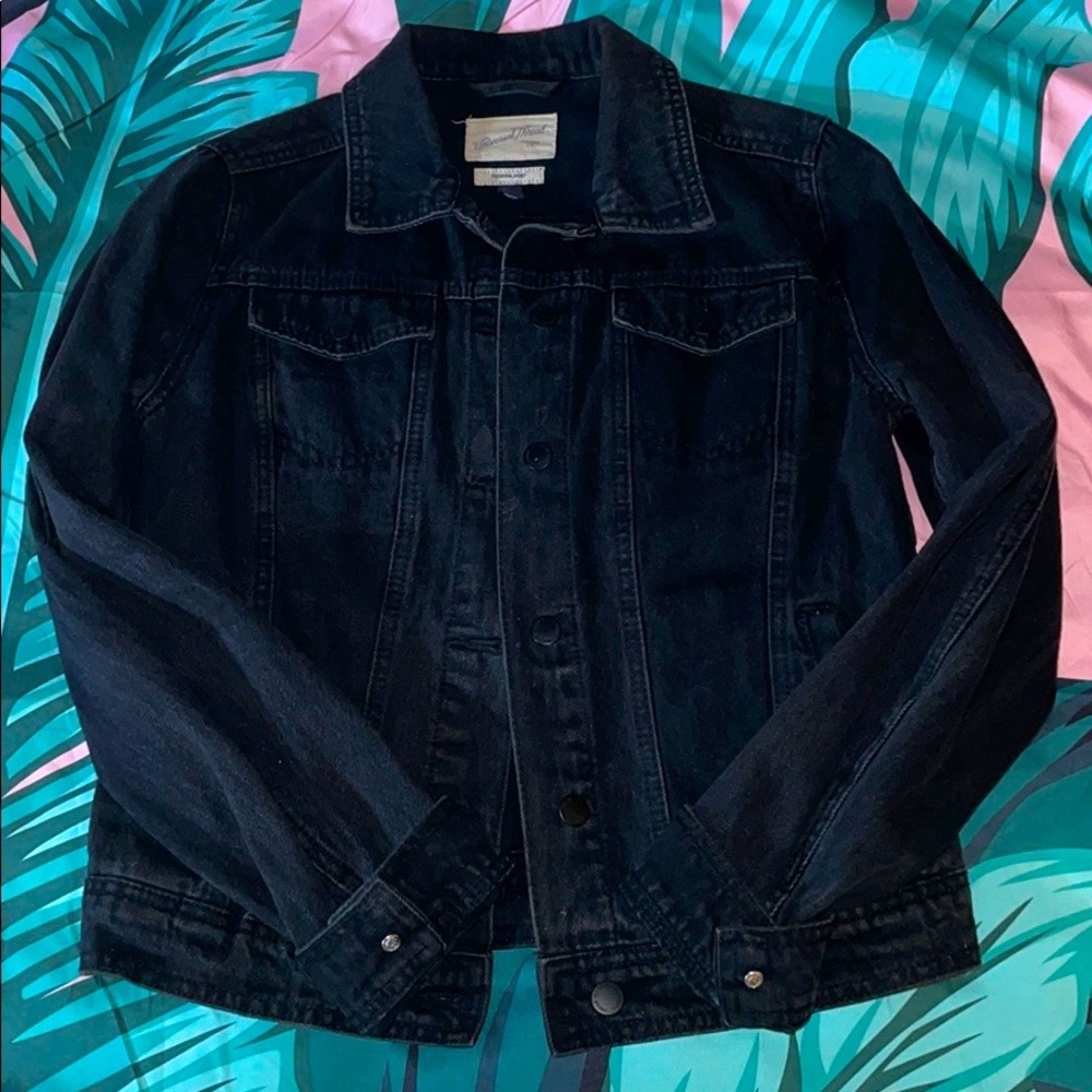 Black Denim Jean Jacket
